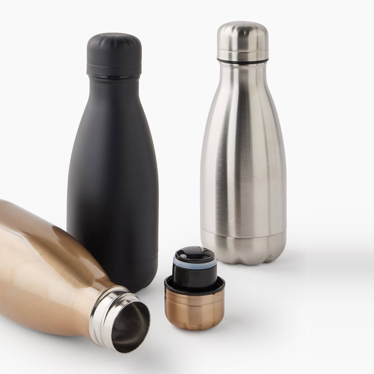 Bouteille isotherme, 260ml argent, MONOPRIX MAISON