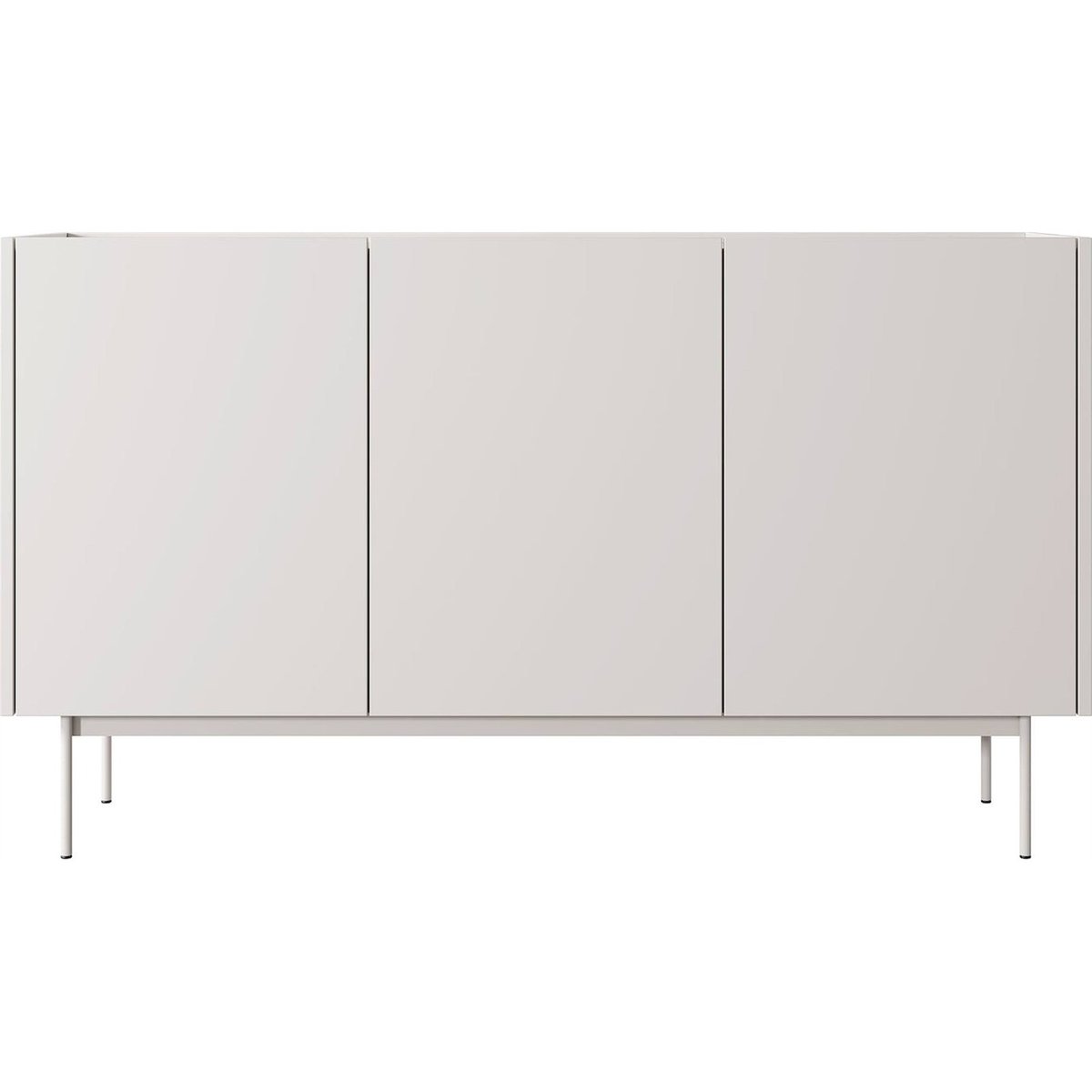 Buffet 3 portes collection COLOR brique et chêne linea, RECOLLECTION