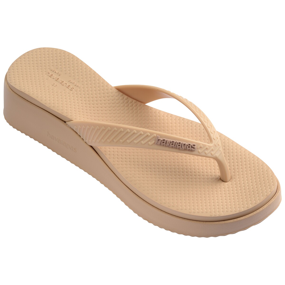 Infradito Hav. High Platform II oro bianco, HAVAIANAS