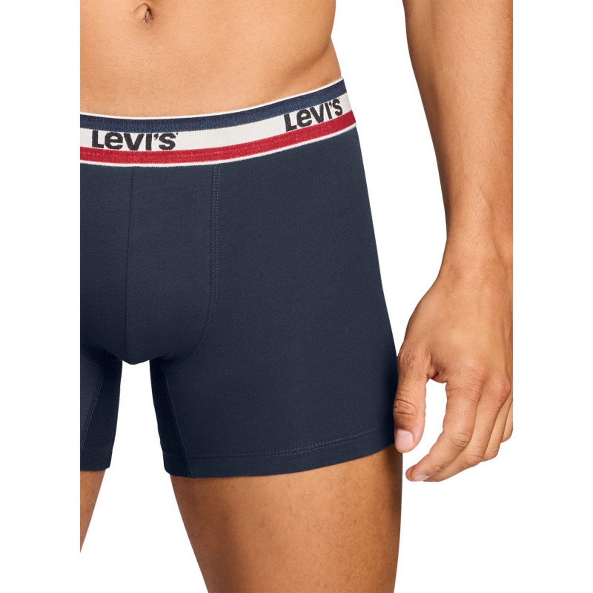 Lot de 2 boxers en coton multicolores pourvus de ceintures élastiquées multicolore, LEVI'S