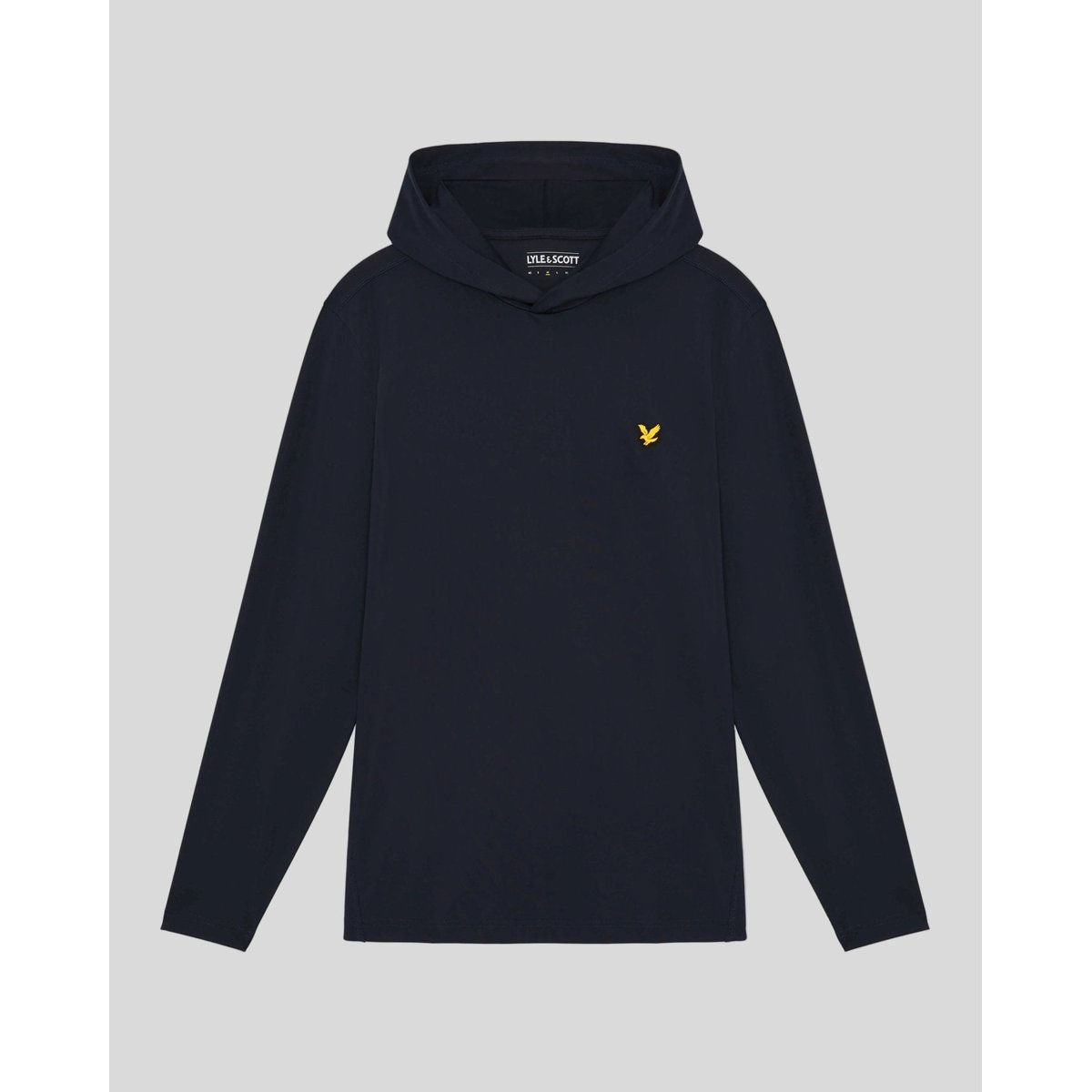 Couche intermédiaire performance à capuche bleu foncé marine, LYLE & SCOTT