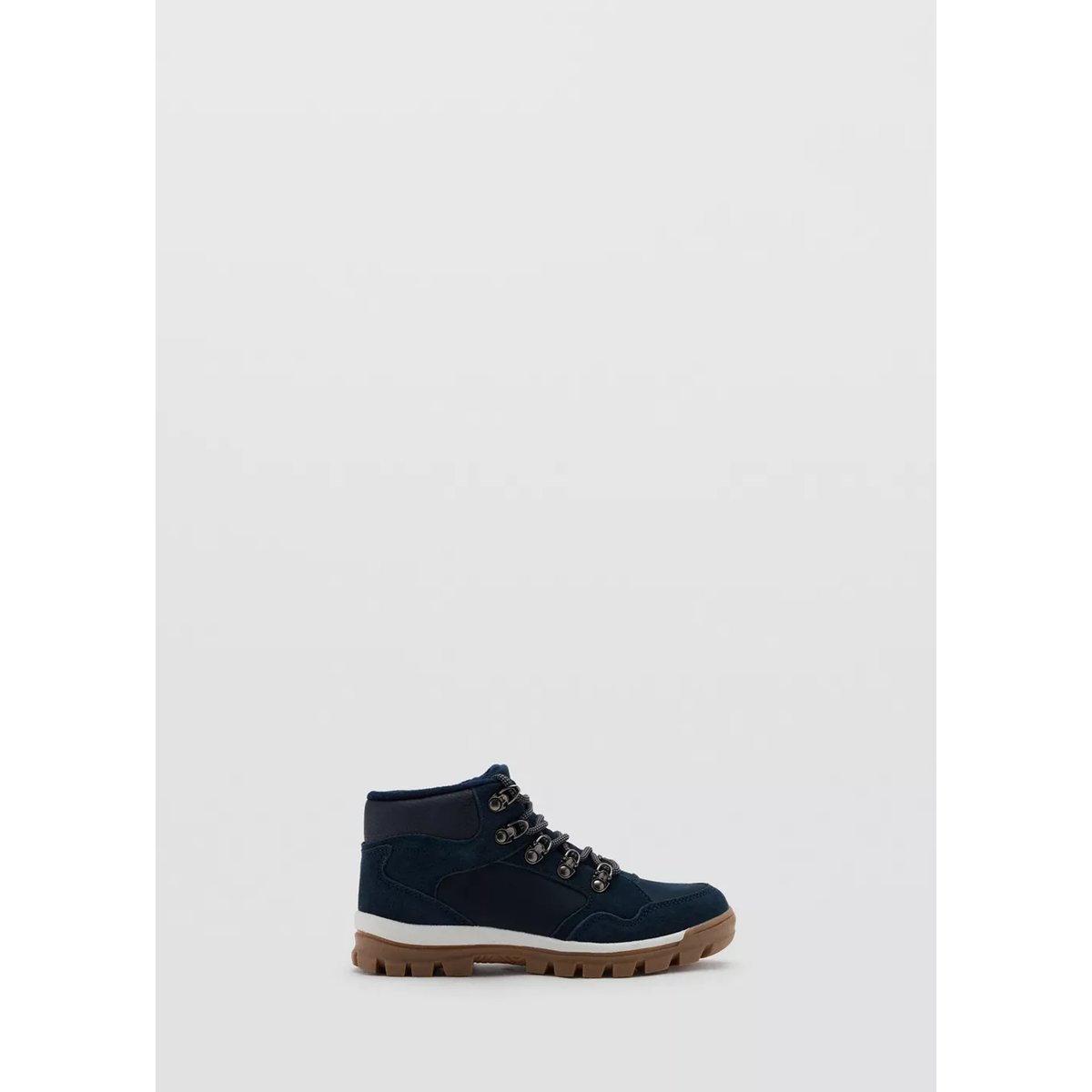 Bottes lacets élastiques bleu marine, MANGO KIDS