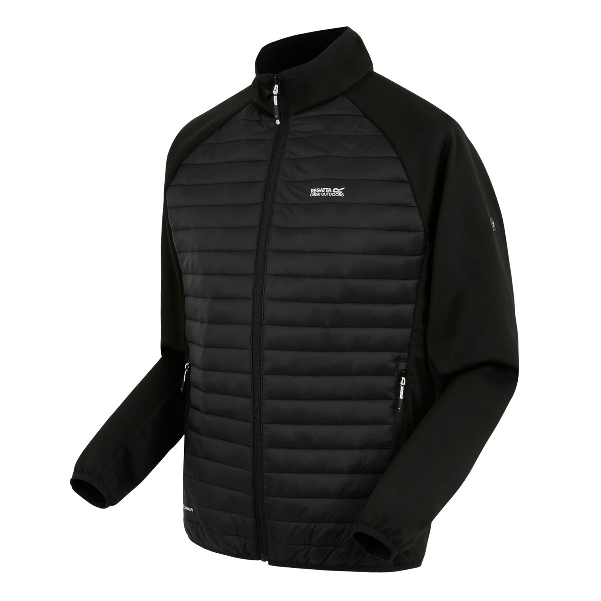 Veste hybride à col montant CLUMBER noir, REGATTA
