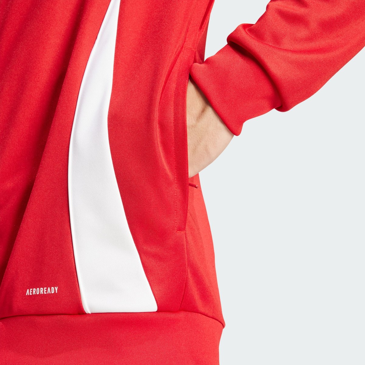 Veste d'entraînement Tiro 24 team power red 2 / white, adidas Performance