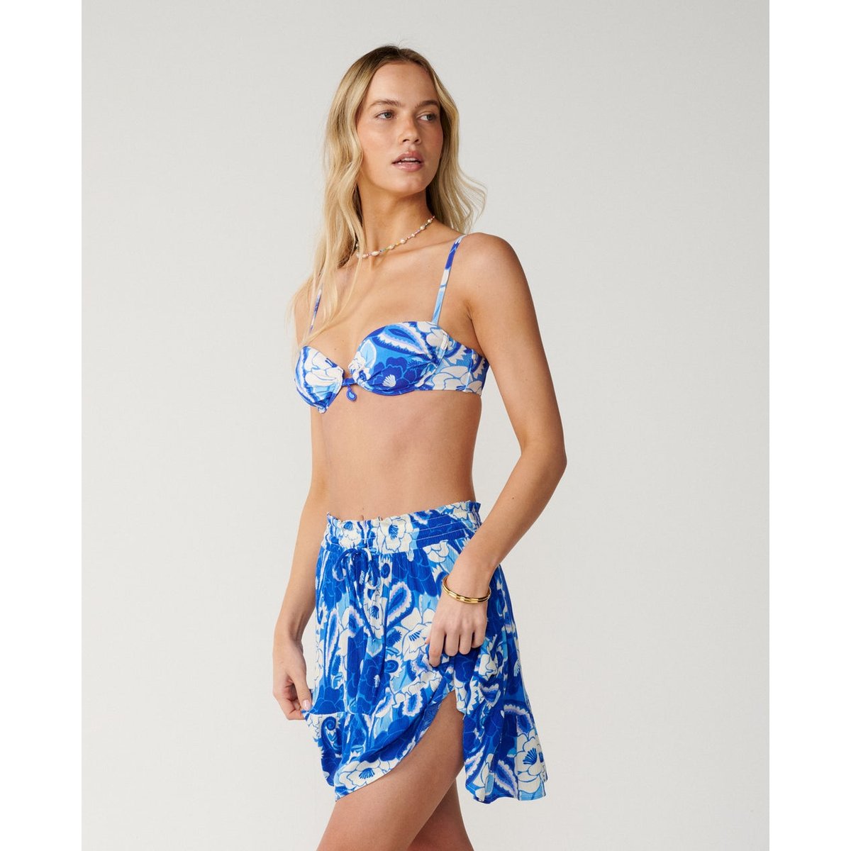 Mini jupe Groove Tiered blue, RIP CURL