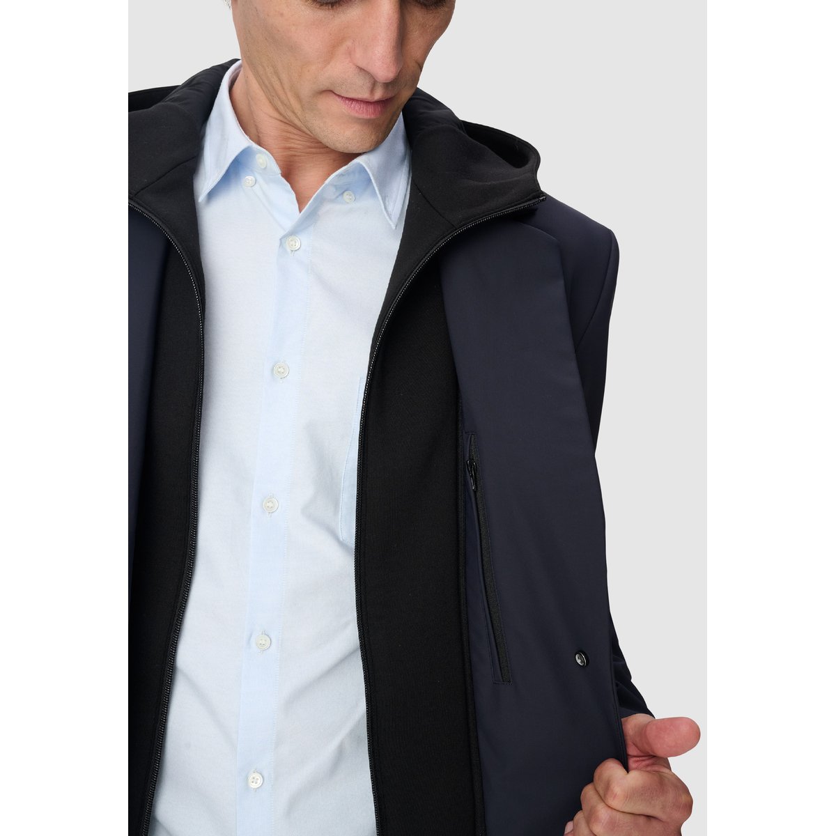 Parka parementure capuche amovible EASY CARE* bleu nuit, IKKS