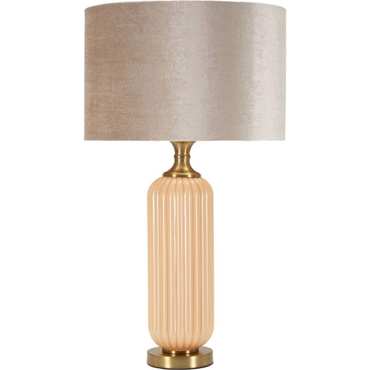 Lampe à poser en verre perlé GLAM perle et or, RECOLLECTION