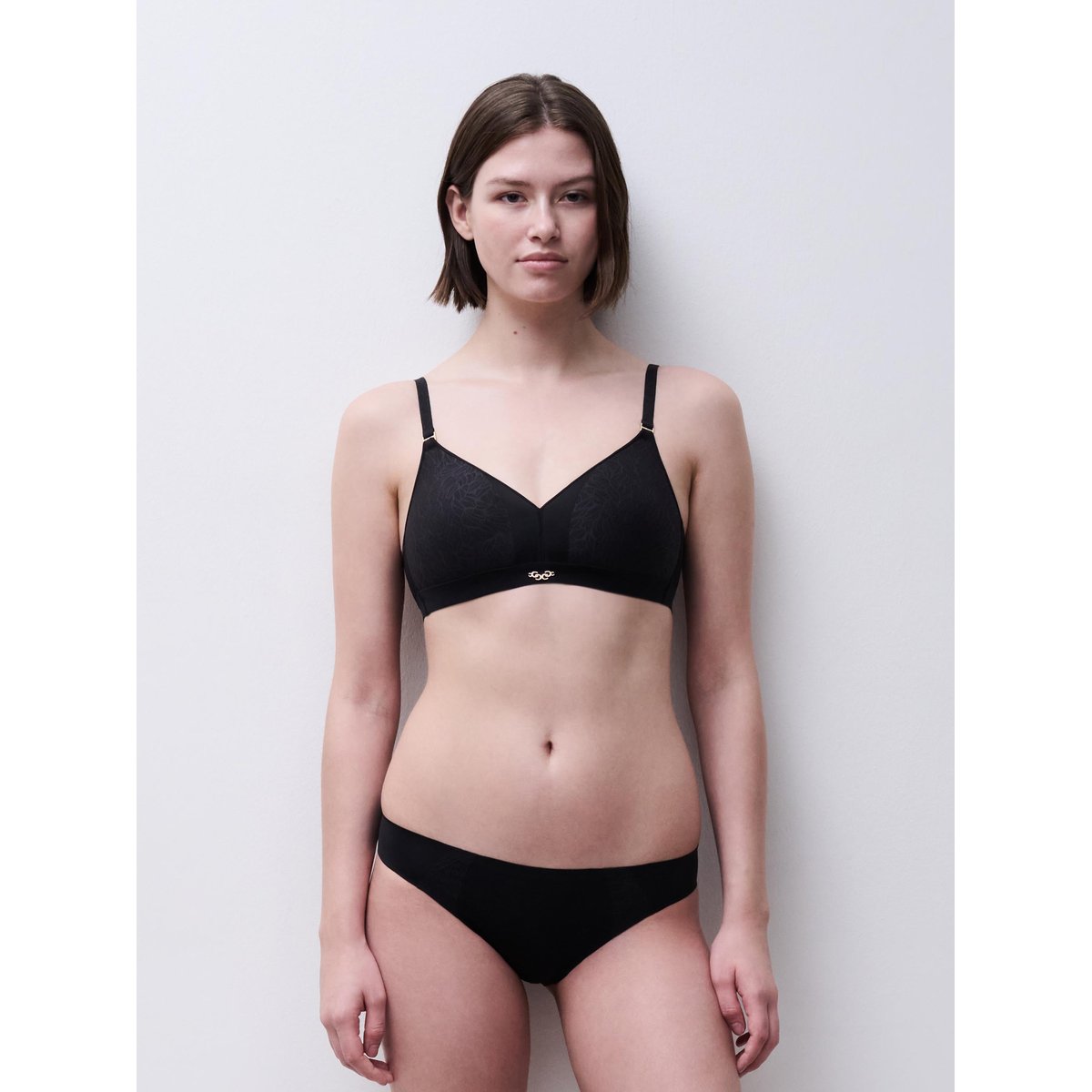 Soutien-gorge spacer sans armature spacer maintien PURE LACE noir, CHANTELLE