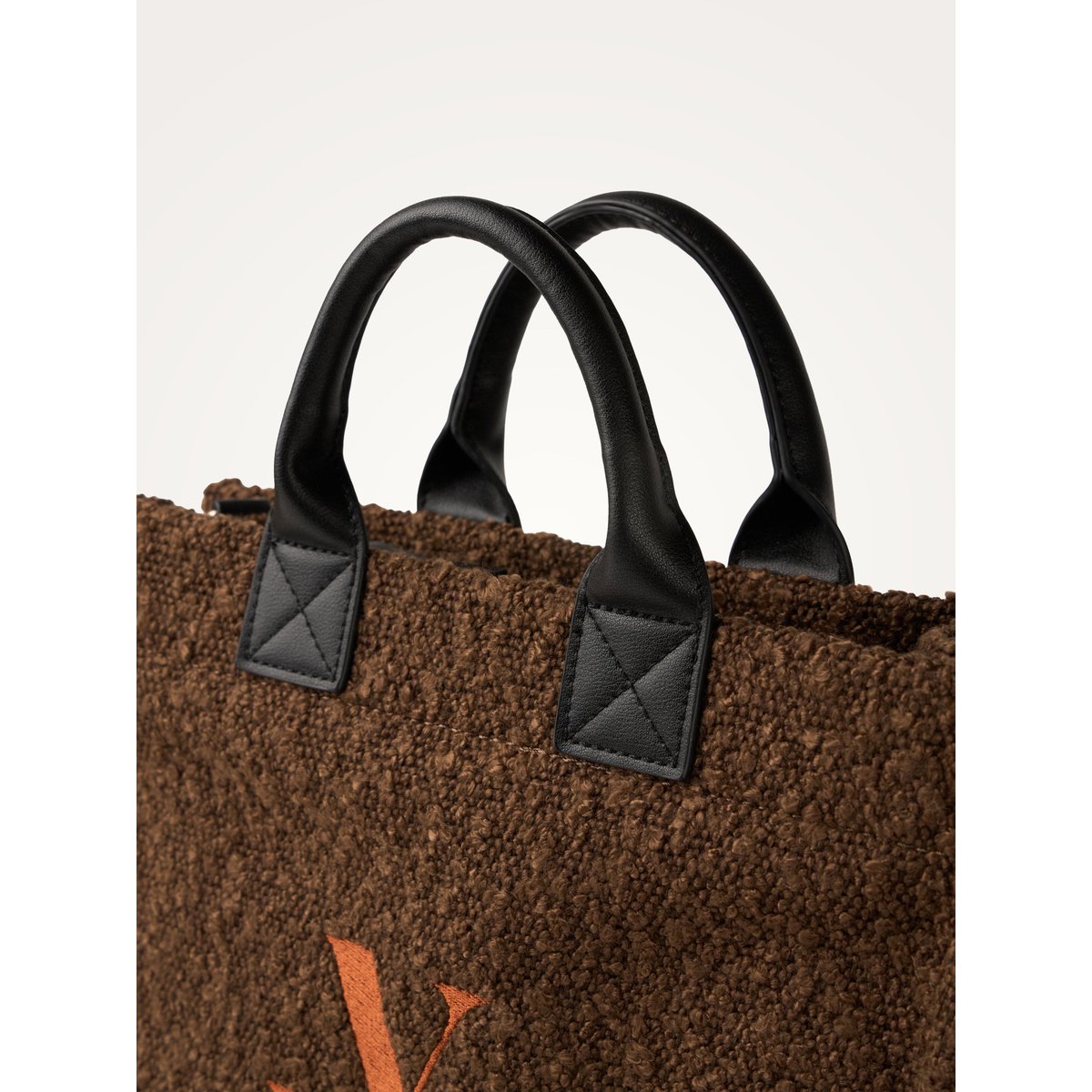 Sac cabas avec anses Mini INÈS marron, VANESSA WU
