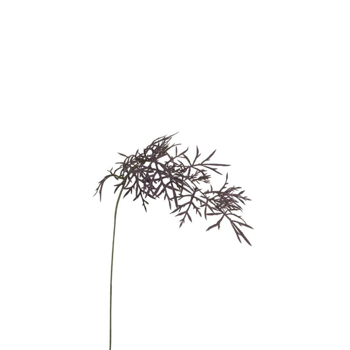 Feuillage artificiel herbe tombante H70 rouge, SIA