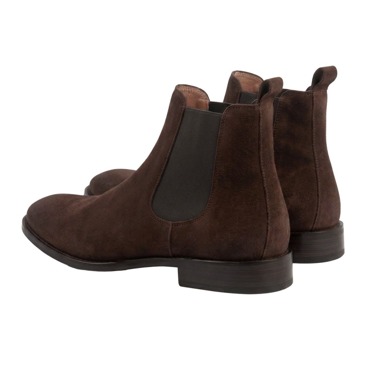 Chelsea boots Martin cuir daim daim marron, JULES & JENN