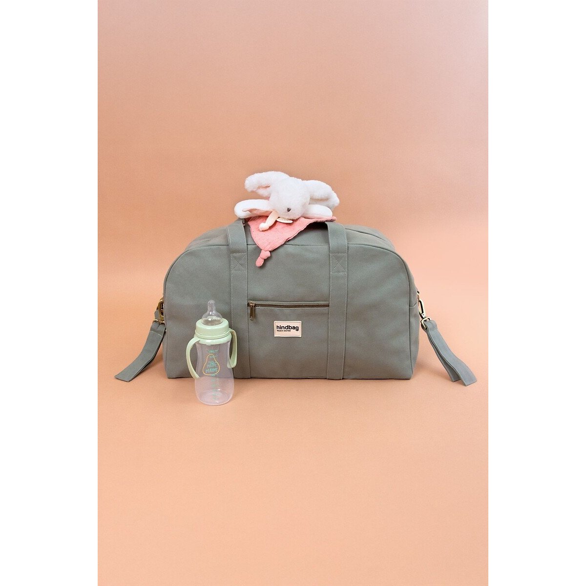 Wickeltasche, BASILE graugrün, HINDBAG
