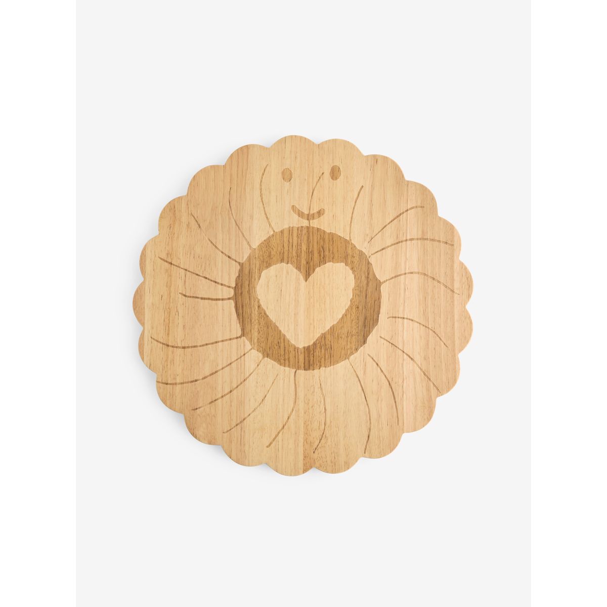Planche en bois biscuits et cœur jammy naturel, NEXT