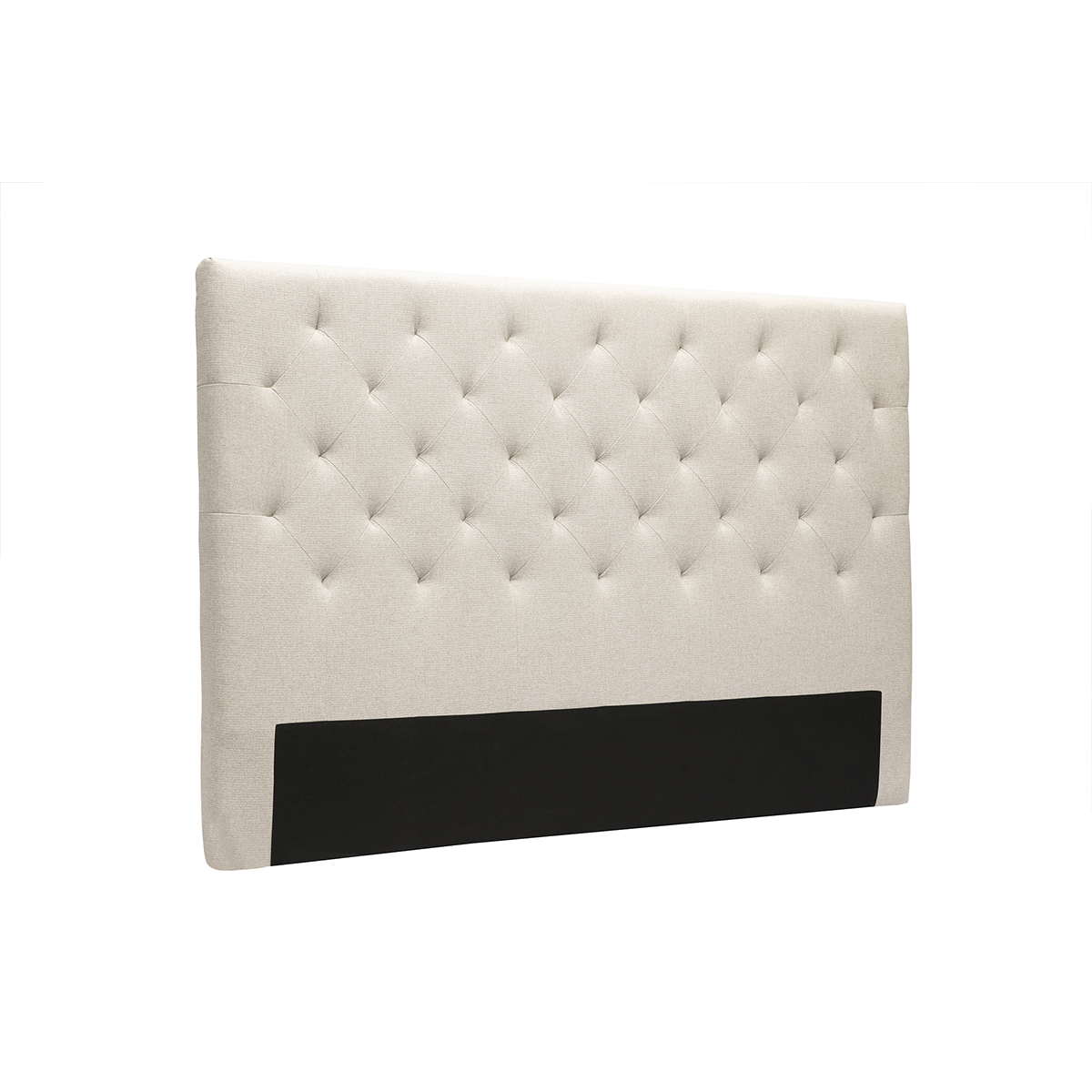 Tête de lit capitonnée L160 cm ENGUERRAND naturel, MILIBOO