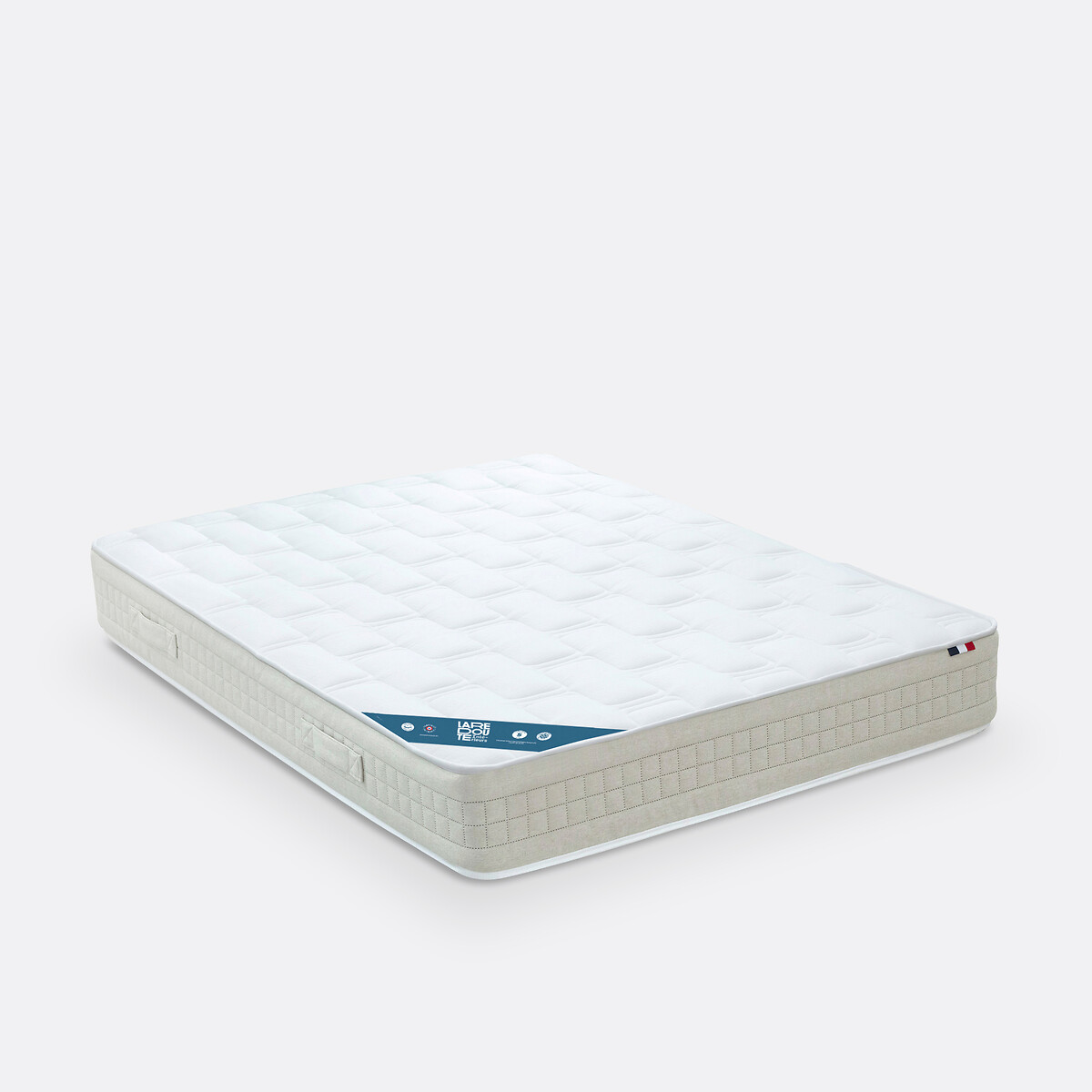 Pack matelas 616 ressorts, confort ferme avec sommier, pieds et tête de lit naturel, LA REDOUTE INTERIEURS