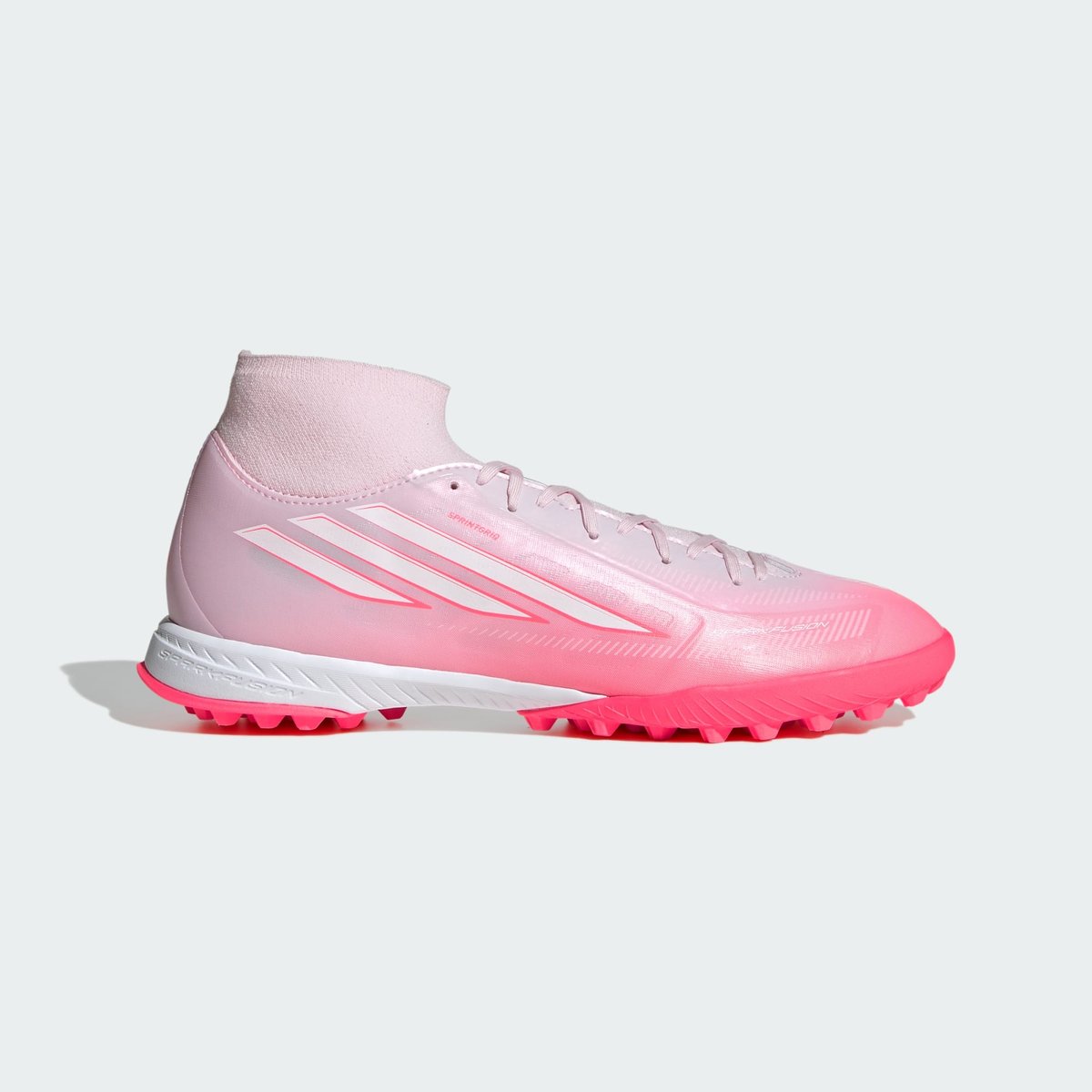 F50 Sparkfusion League Mid Cut Turf Football Boots Women F50 Sparkfusion League Mid Cut Turf Football Boots Women solar turbo / cloud white / distilled pink, adidas Performance