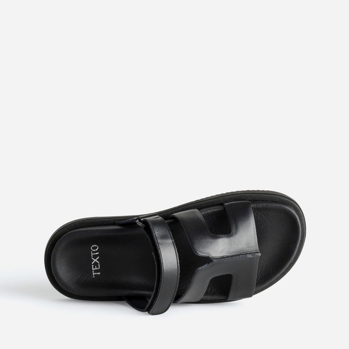 Mule en cuir MAIANE noir, TEXTO