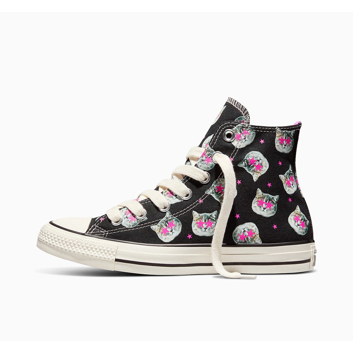 Baskets CHUCK TAYLOR ALL STAR HI SOFT GOTH GRAPHIC noir/fuchsia, CONVERSE