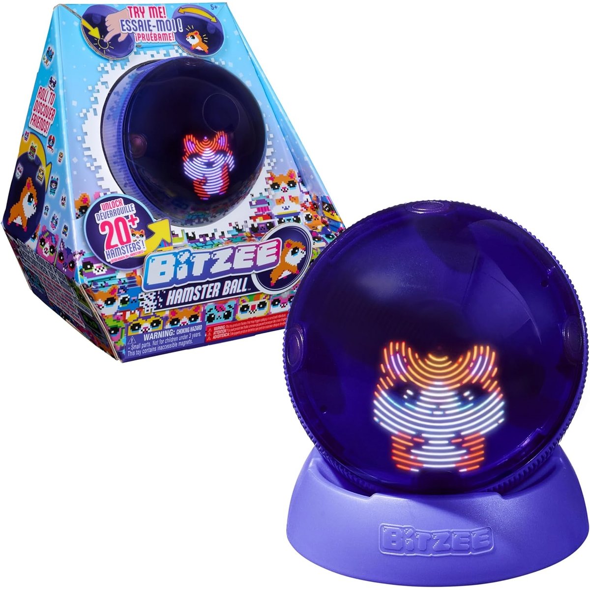 Bitzee - Le hamster numérique violet, SPIN MASTER