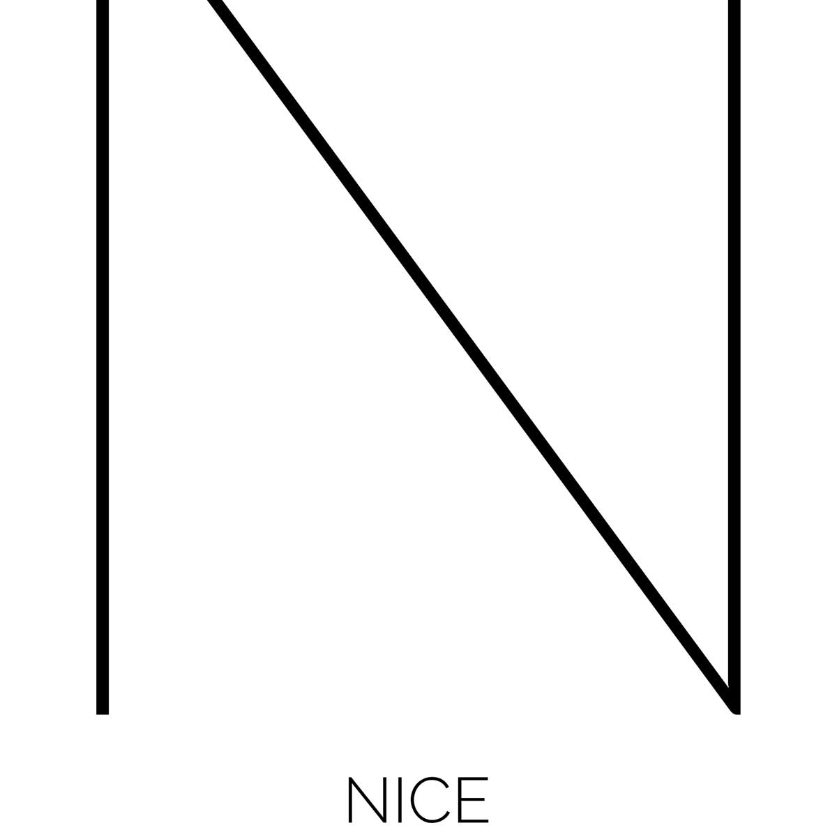 Tableau Nice tableau alu dibond, HEXOA