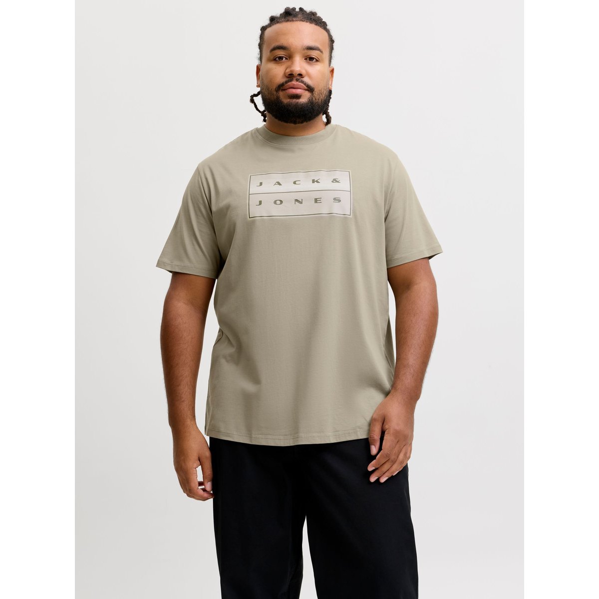 T-Shirt vetiver, JACK & JONES