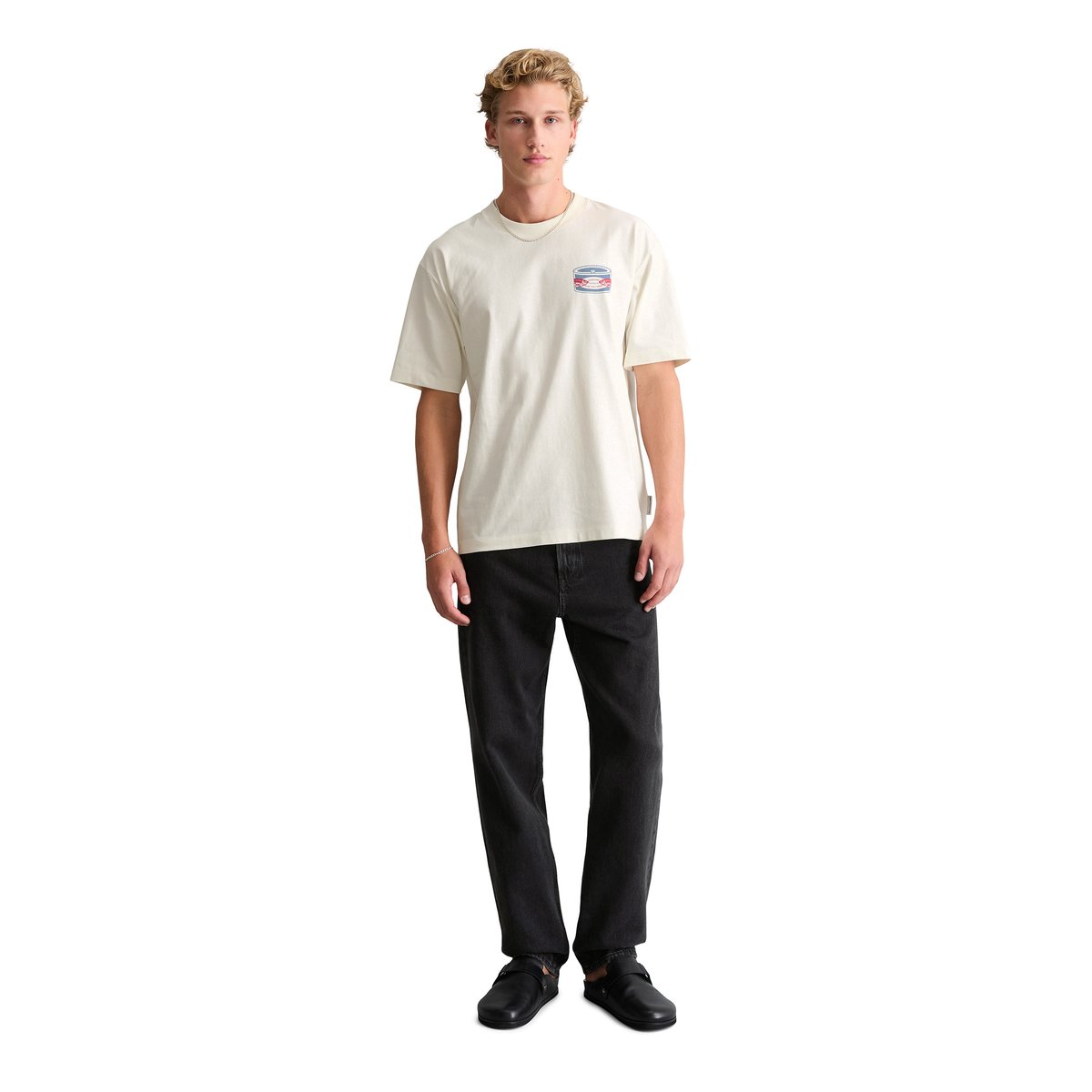 T-shirt relaxed en jersey de coton bio épais blanc, MARC O’POLO DENIM