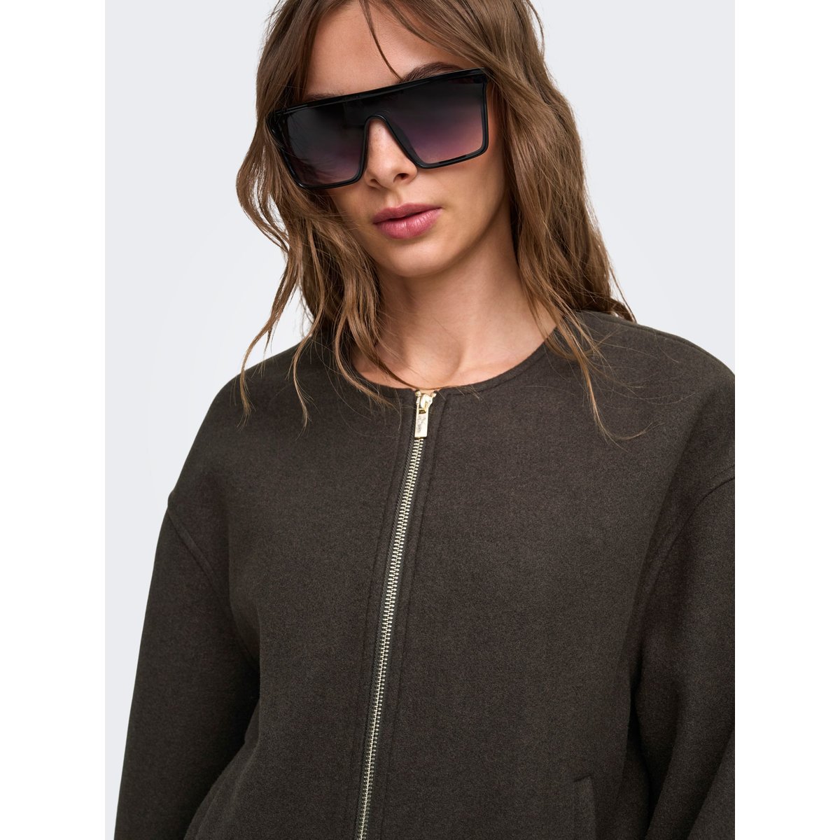 Veste Bomber chocolate torte, ONLY
