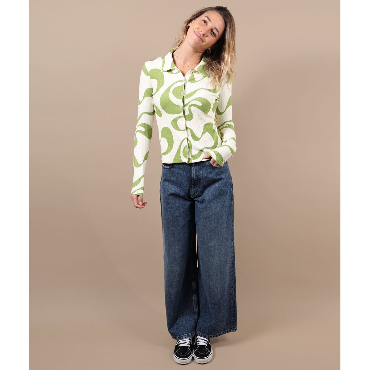 Chemise manches longues WARPY snow, OXBOW