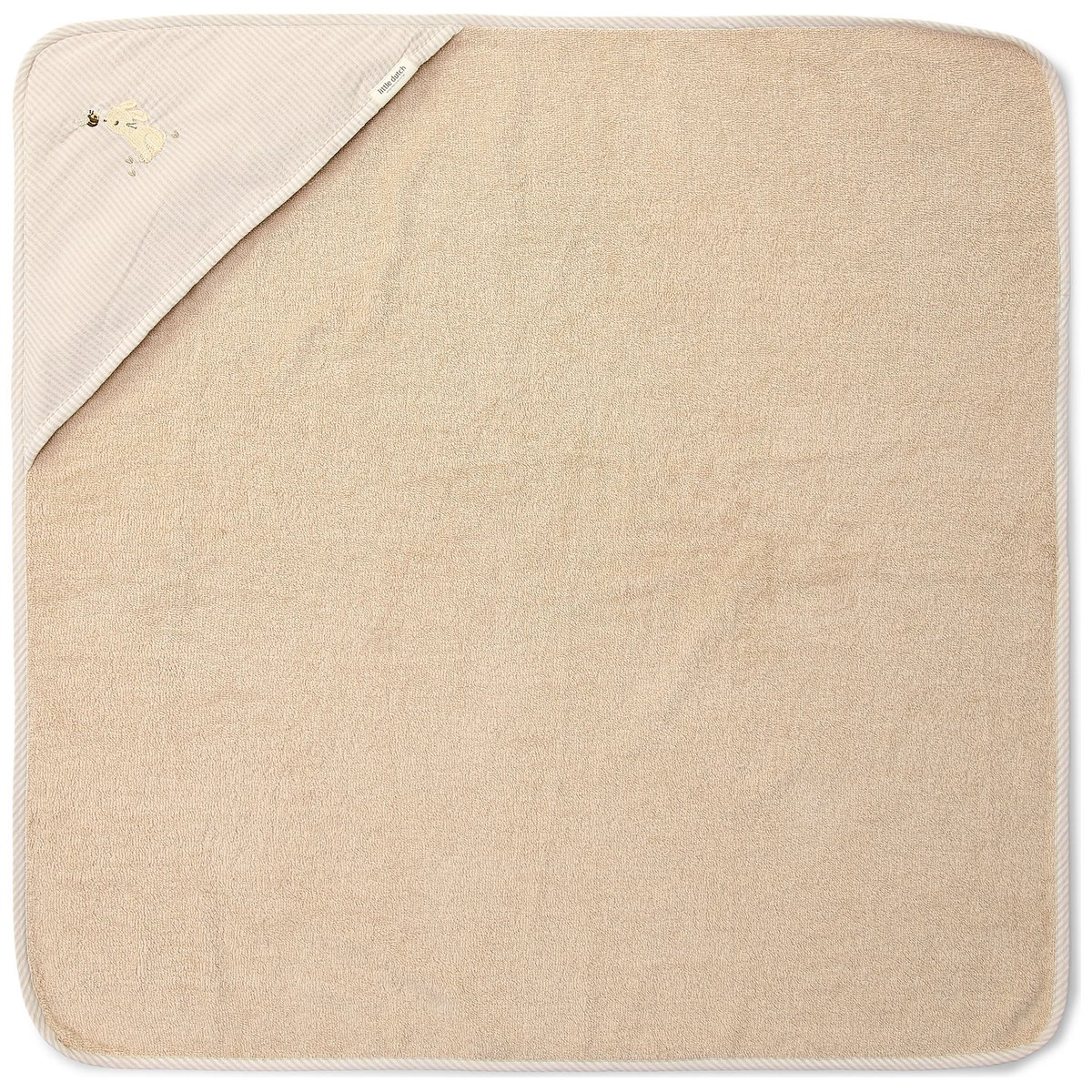 Cape de bain blanc, beige, LITTLE DUTCH