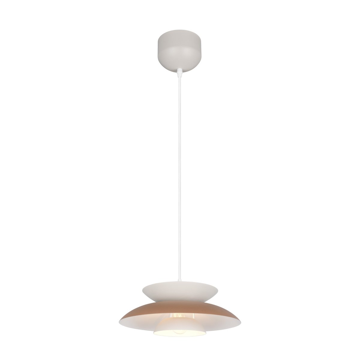 Suspension en métal design, D.40 gris, BOITE A DESIGN