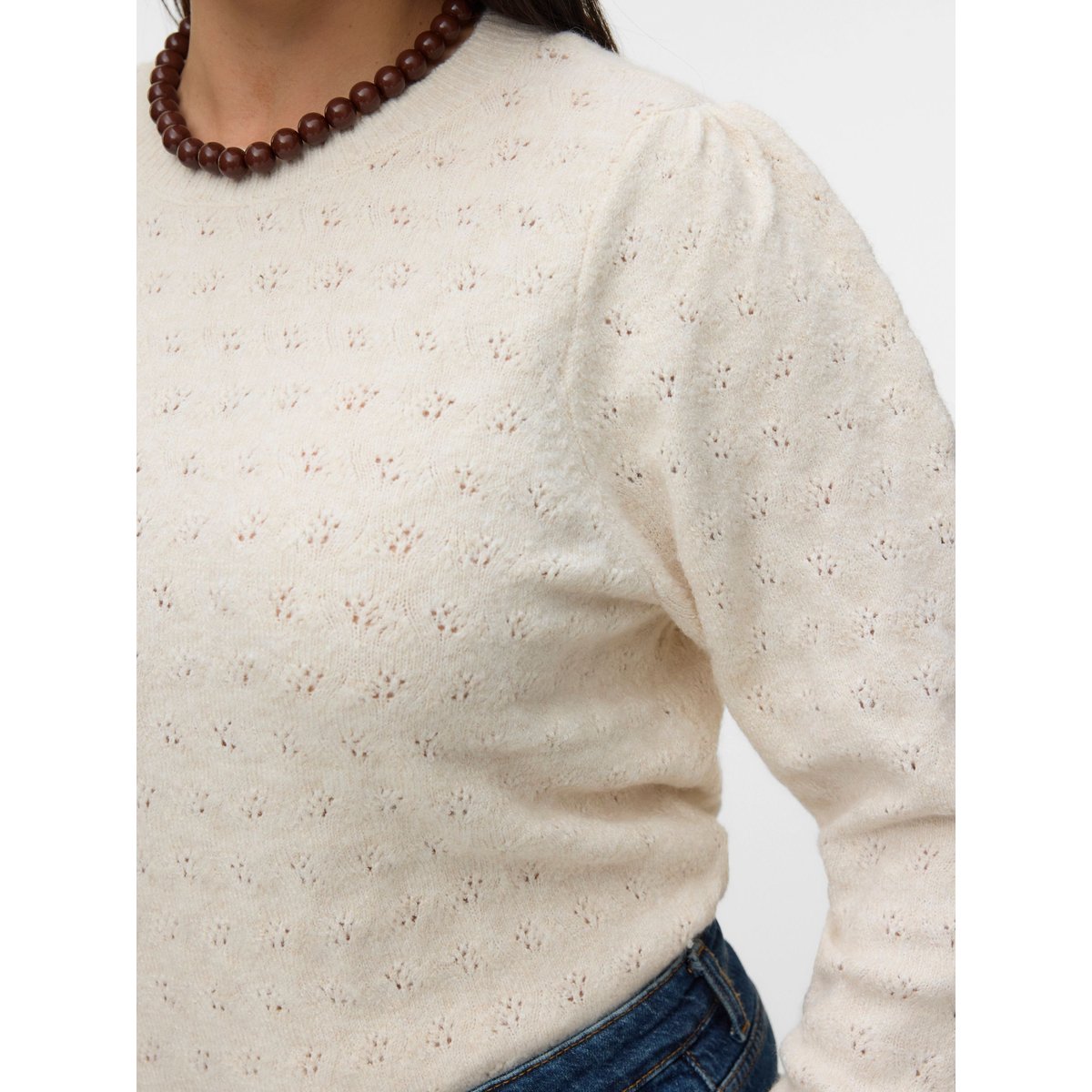 Pull En Maille birch, VERO MODA