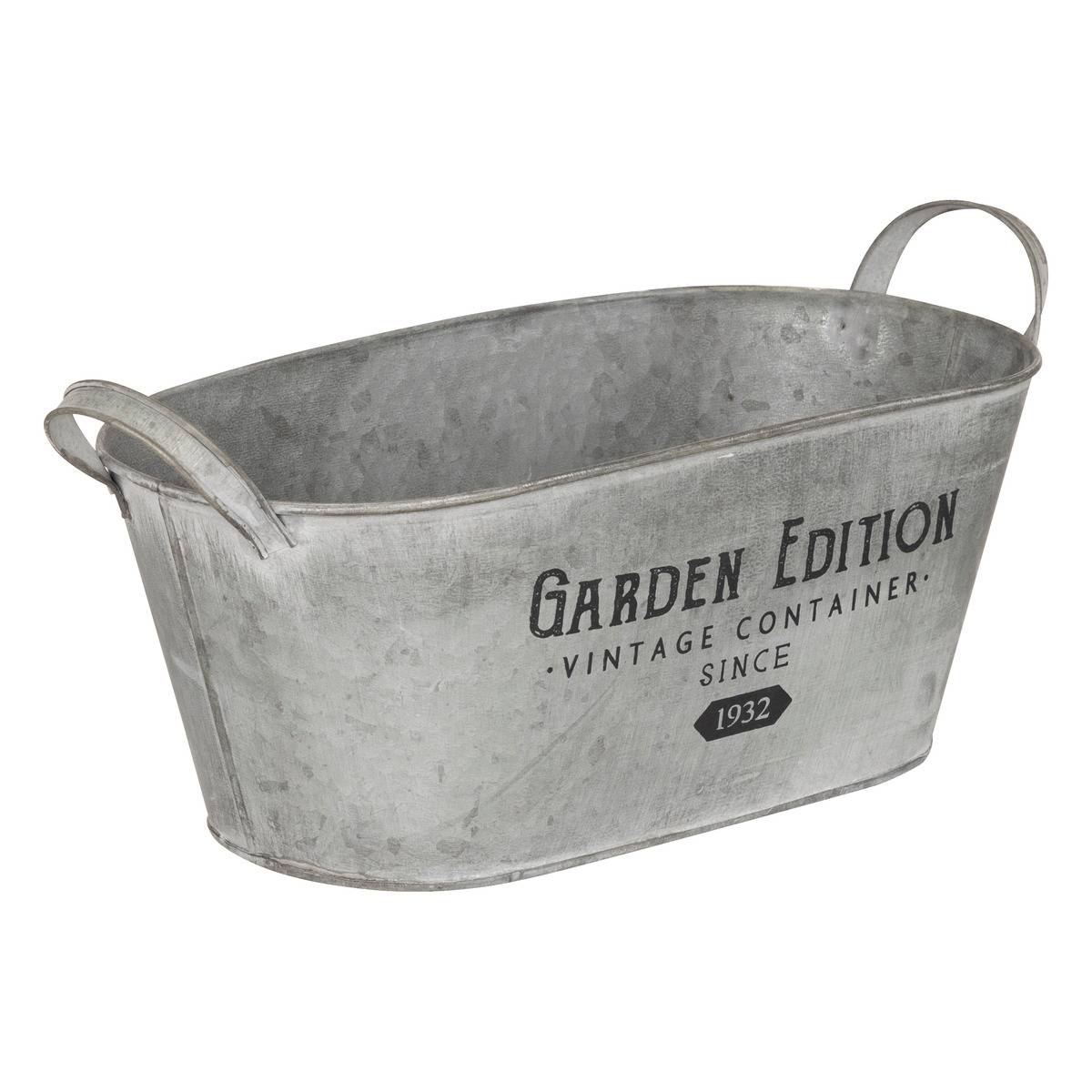 Set de 3 jardinieres gris, ATMOSPHERA
