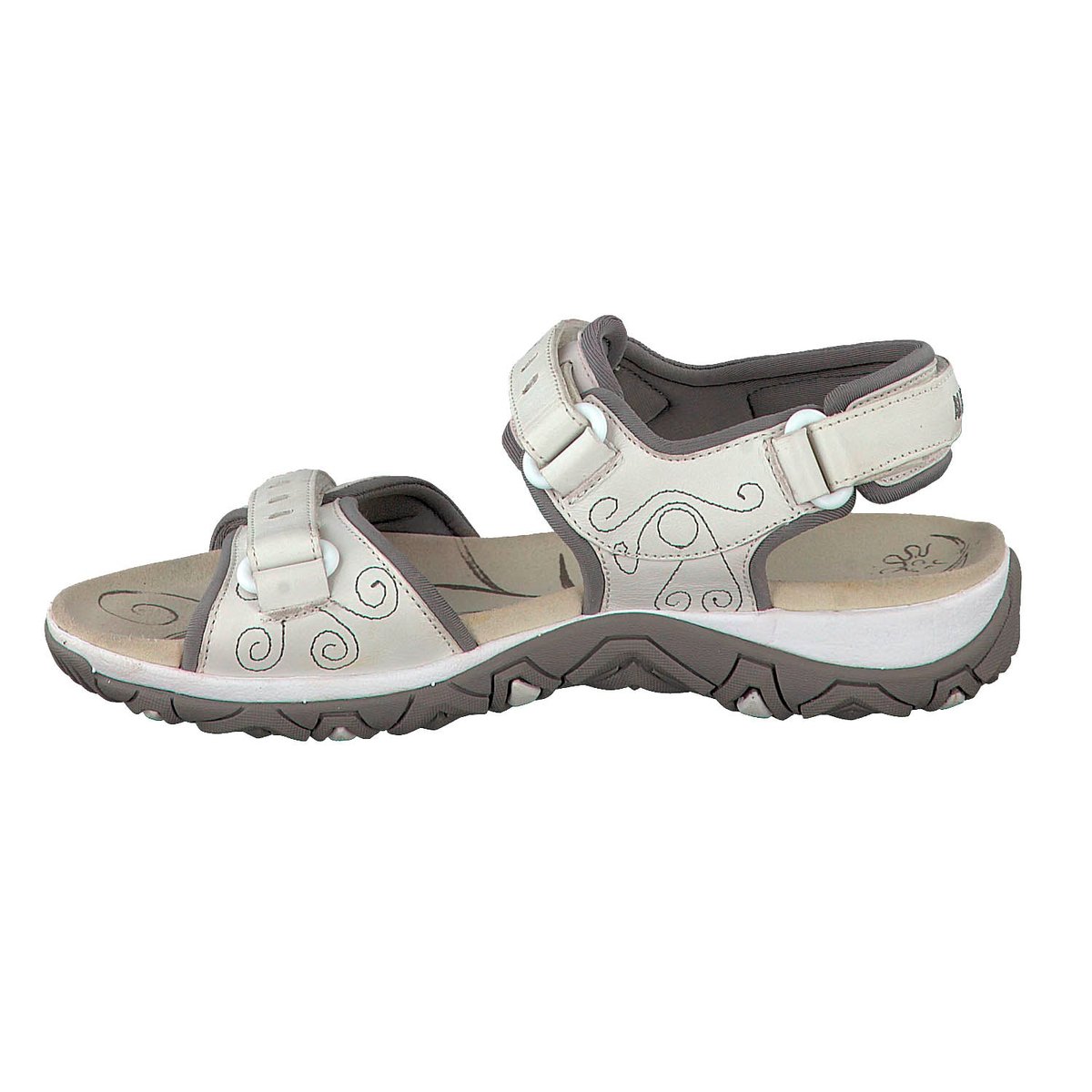 Sandales en cuir / textile LAGOONA blanc 2001, MEPHISTO