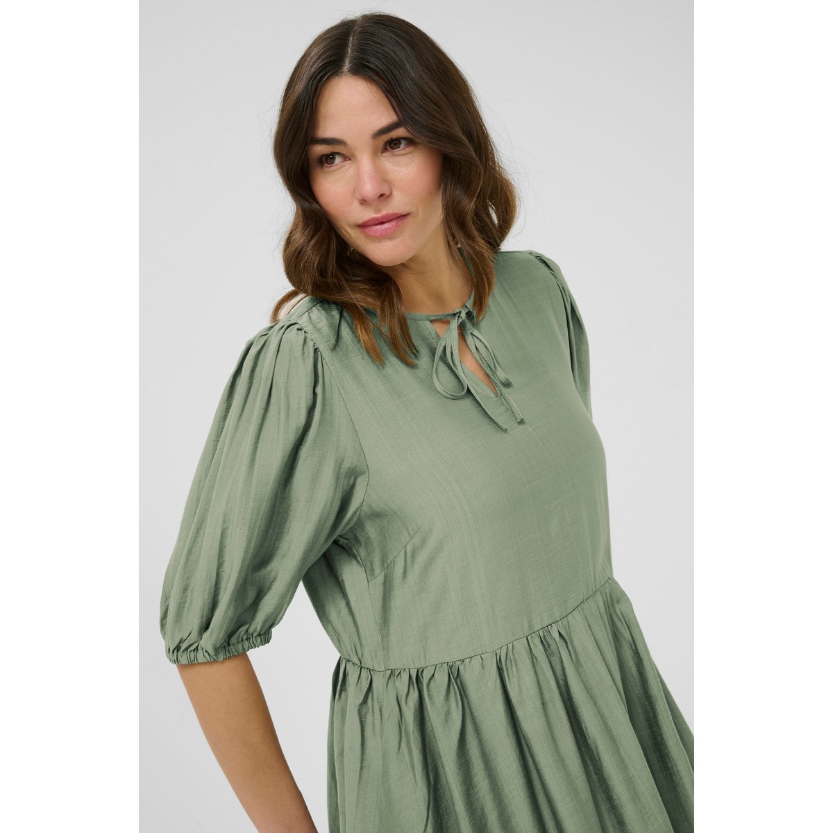 Dress vert oil green, KAFFE