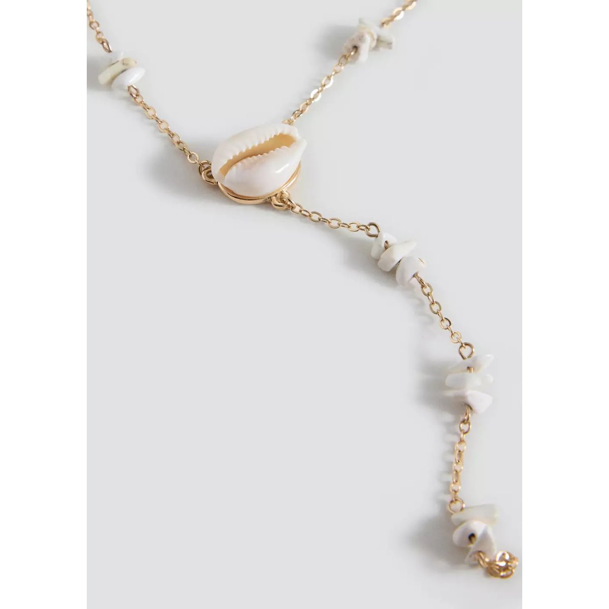 Collier pendentif avec détail coquillage or, MANGO TEEN