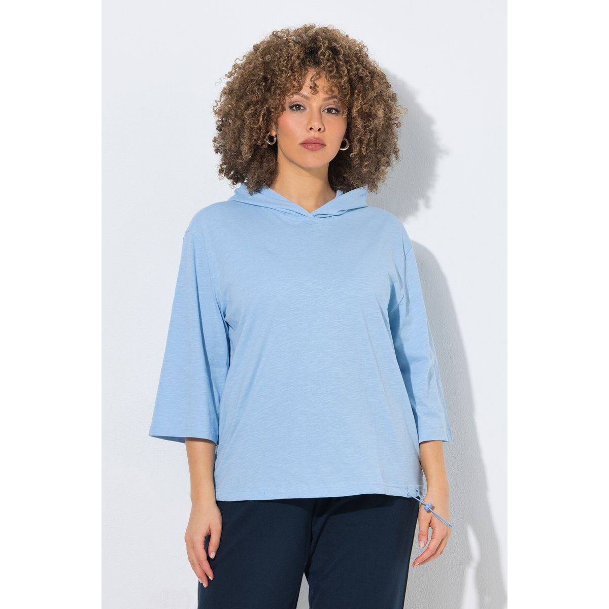 T-shirt à capuche bleu ciel, ULLA POPKEN