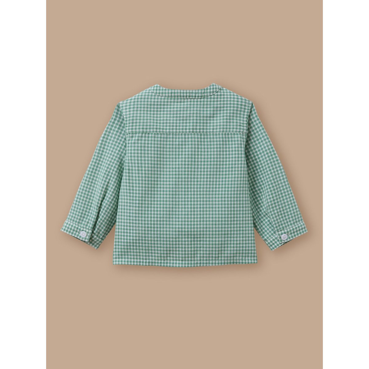 Chemise à petits carreaux mini carreaux vert, CYRILLUS