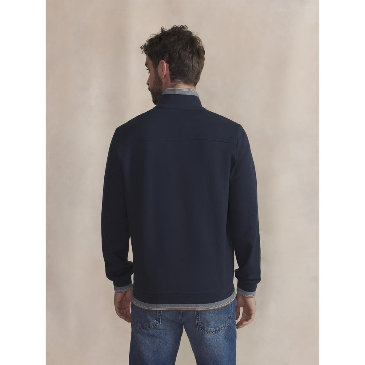 Sweat zippé LEANNCAM navy, TBS