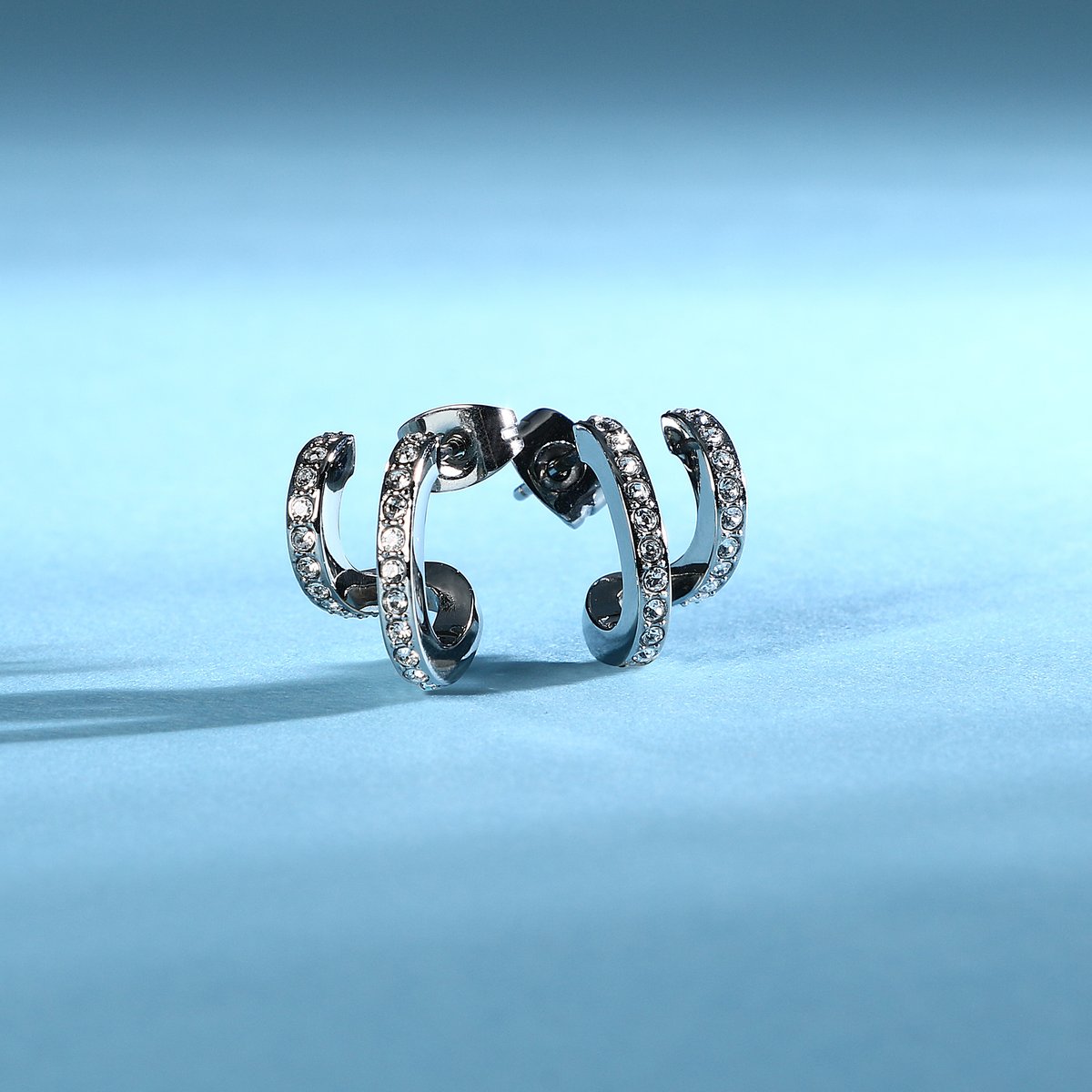 Boucles d'oreille CREOLE acier inoxydable, MORELLATO