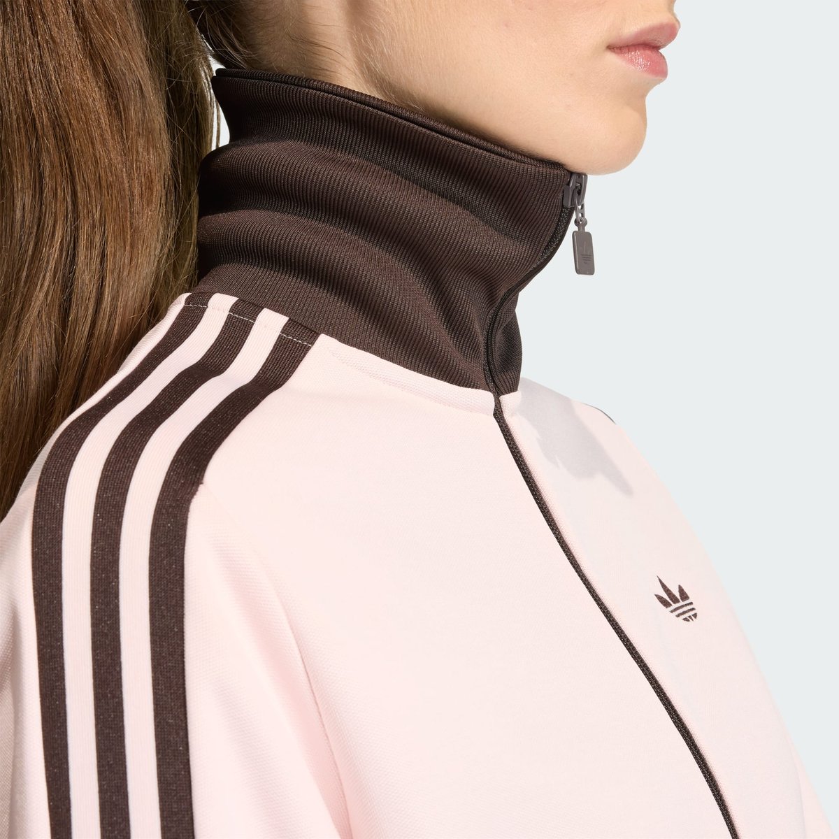 Veste De Survêtement Classic sandy pink / aurora coffee, adidas Originals