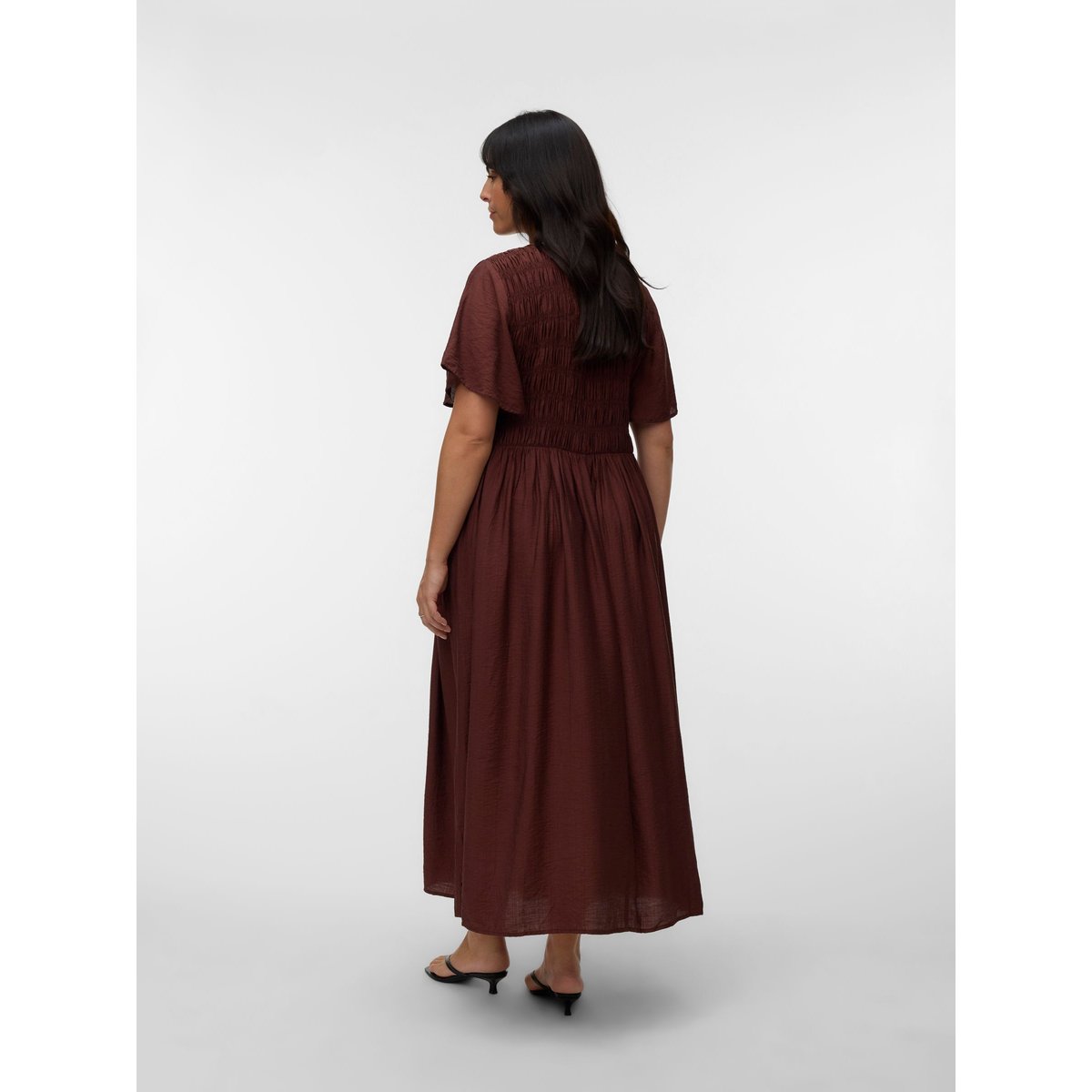 Robe Smockée shaved chocolate, VERO MODA