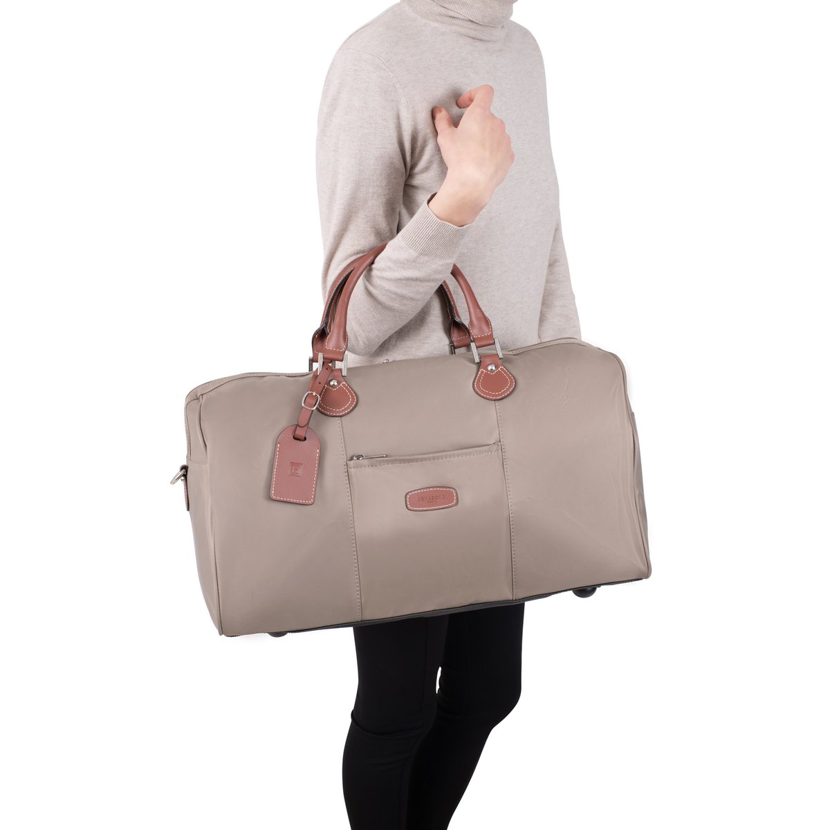 Sac de voyage DIVERSITÉ marron foncé, HEXAGONA