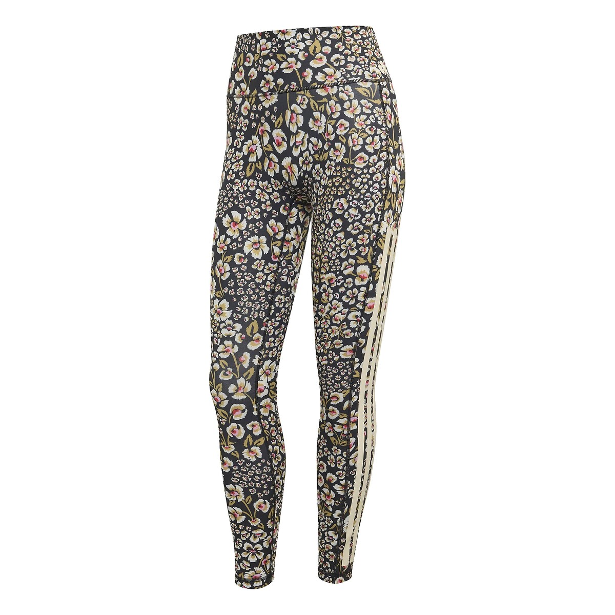 Legging de sport imprimé FARM RIO imprimé noir, adidas Performance