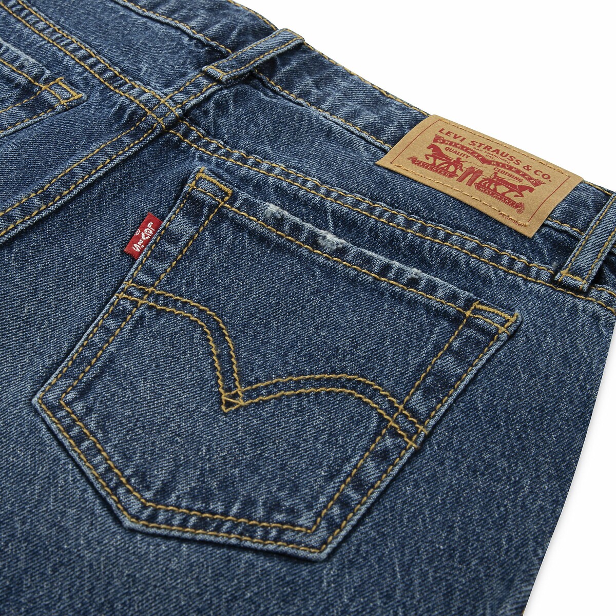 Weite Jeans mit Naht vorne in der Mitte des Beins blue washed, LEVI'S KIDS