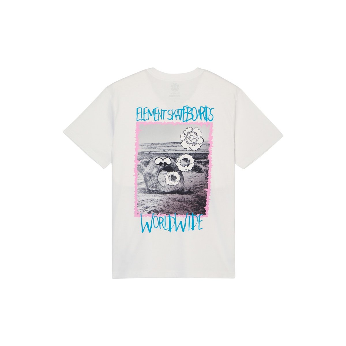 T-Shirt manches courtes COUCHING blanc optic white, ELEMENT