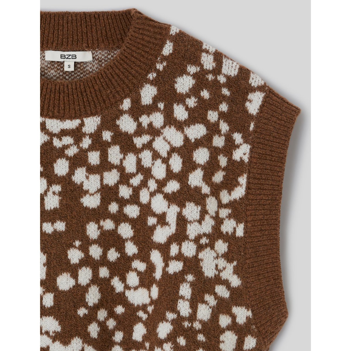 Pull sans manches camel, BZB