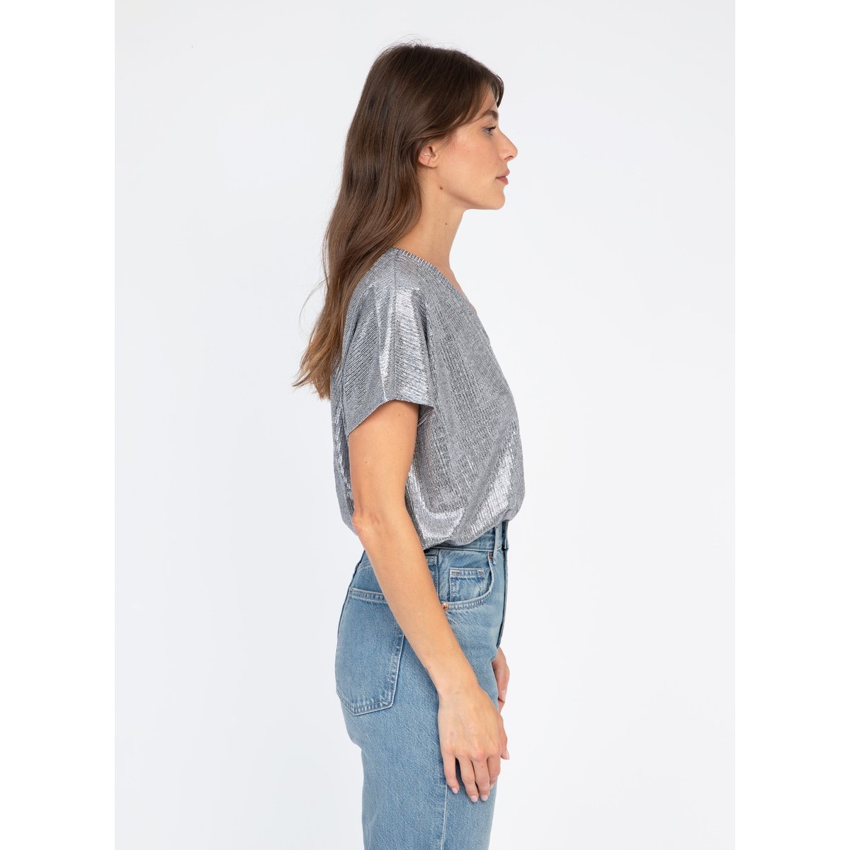 T-shirt AGNESSE noir, AN'GE