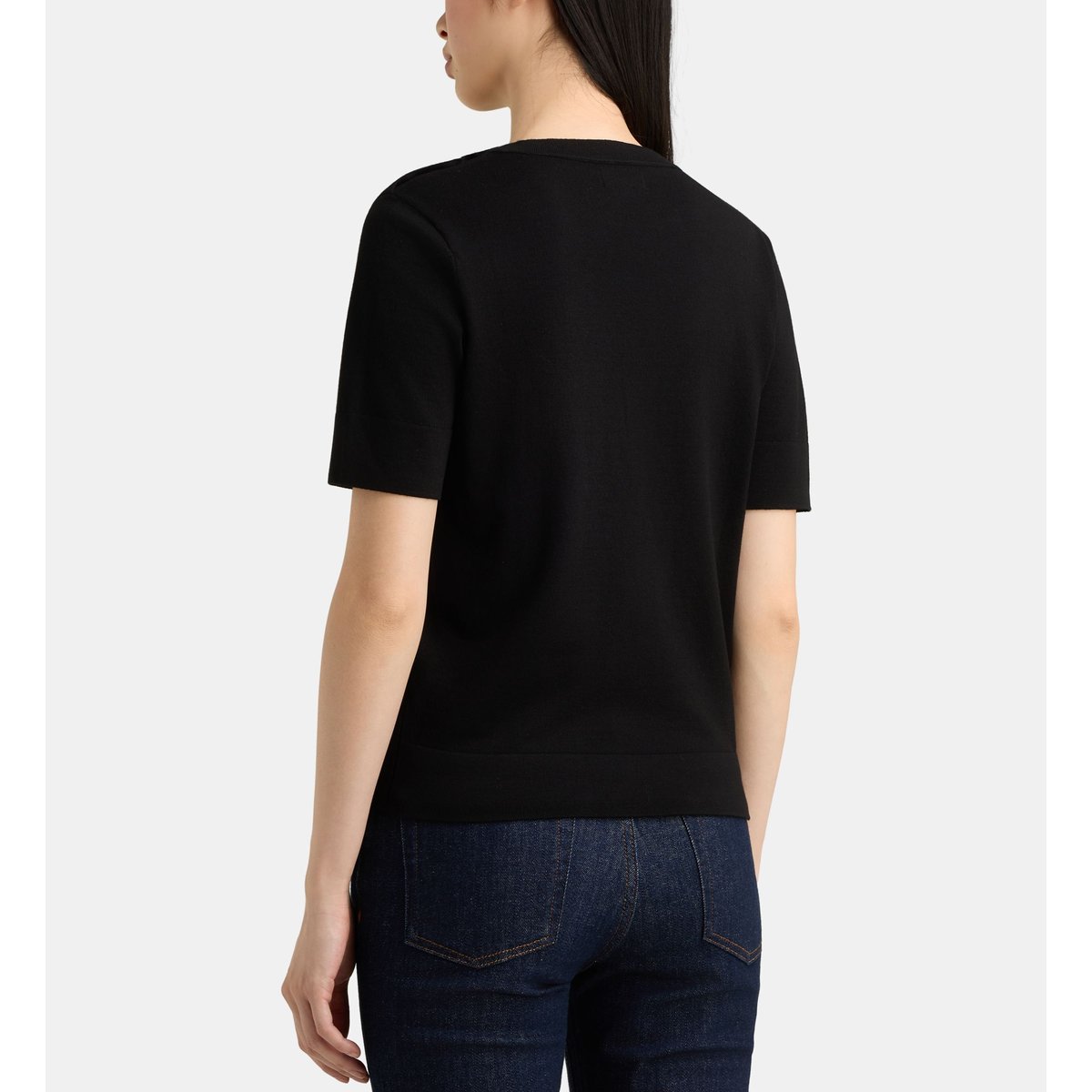 Pull droit court nya mc noir, GALERIES LAFAYETTE