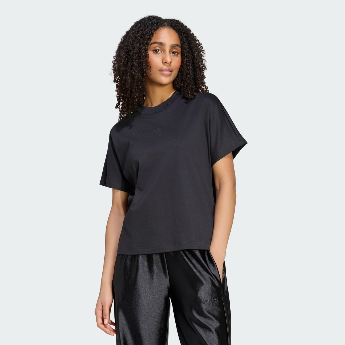 T-Shirt Ample Soft Lux T-Shirt Ample Soft Lux black, ADIDAS SPORTSWEAR