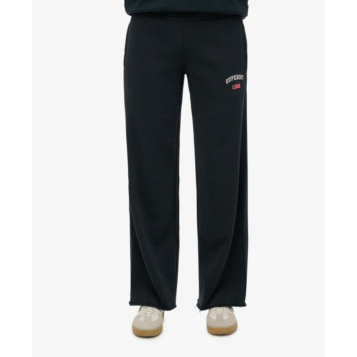 Pantalon de survêtement large Athletic Essentials bleu marine éclipse, SUPERDRY
